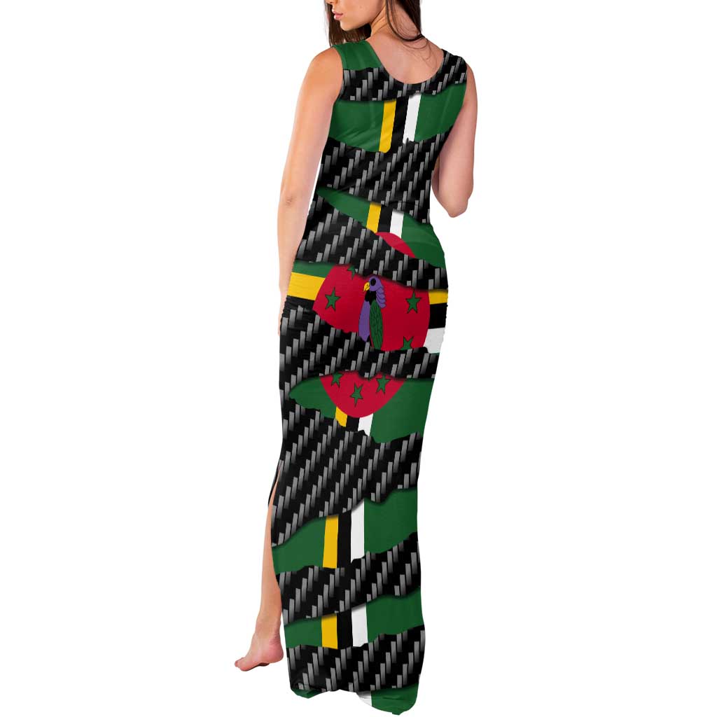 Dominica Beast Tank Maxi Dress Ripped Flag Graphic - Wonder Print Shop