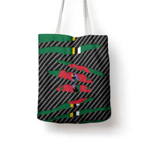 Dominica Beast Tote Bag Ripped Flag Graphic - Wonder Print Shop