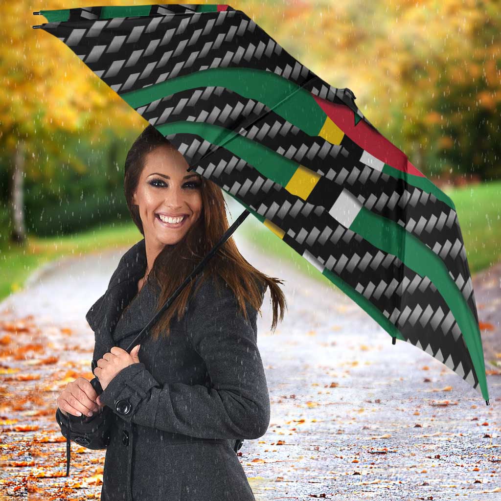 Dominica Beast Umbrella Ripped Flag Graphic - Wonder Print Shop