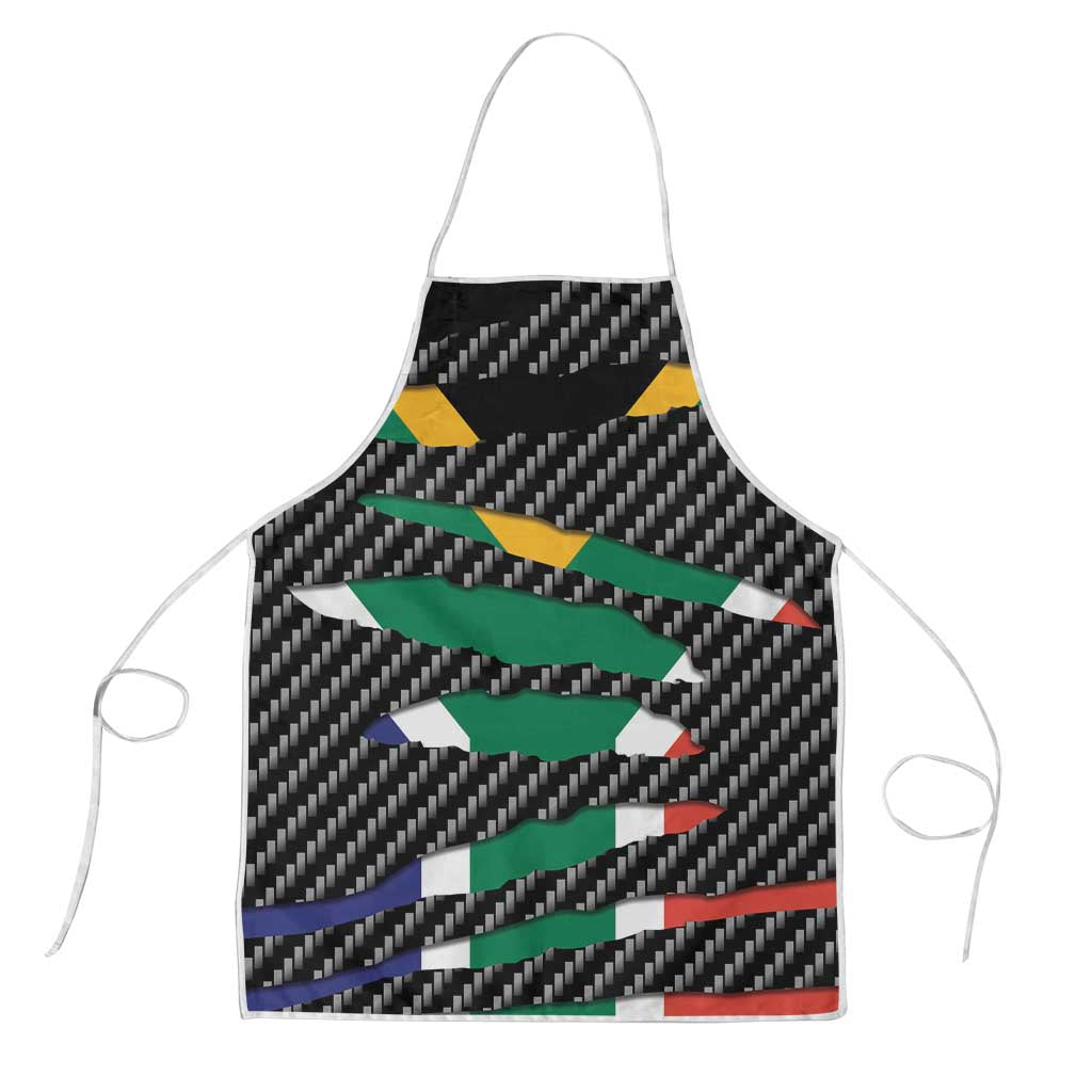 South Africa Beast Apron Ripped Flag Graphic - Wonder Print Shop