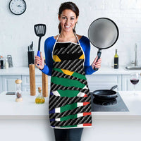 South Africa Beast Apron Ripped Flag Graphic - Wonder Print Shop