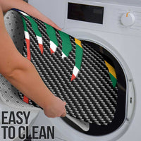 South Africa Beast Bathroom Set Ripped Flag Graphic - Wonder Print Shop