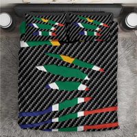South Africa Beast Bedding Set Ripped Flag Graphic - Wonder Print Shop