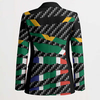 South Africa Beast Blazer Ripped Flag Graphic - Wonder Print Shop