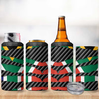 South Africa Beast 4 in 1 Can Cooler Tumbler Ripped Flag Graphic - Wonder Print Shop