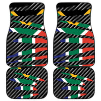 South Africa Beast Car Mats Ripped Flag Graphic - Wonder Print Shop