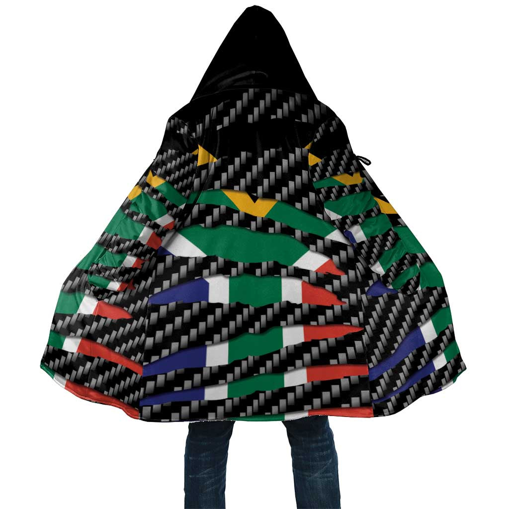 South Africa Beast Cloak Ripped Flag Graphic - Wonder Print Shop