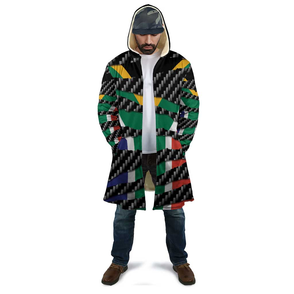 South Africa Beast Cloak Ripped Flag Graphic - Wonder Print Shop