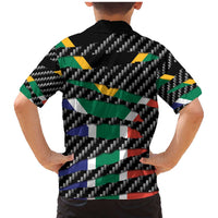 South Africa Beast Family Matching Mermaid Dress and Hawaiian Shirt Ripped Flag Graphic - Wonder Print Shop