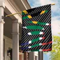 South Africa Beast Garden Flag Ripped Flag Graphic - Wonder Print Shop