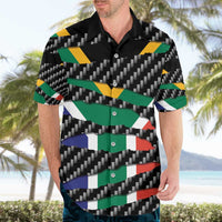 South Africa Beast Hawaiian Shirt Ripped Flag Graphic - Wonder Print Shop