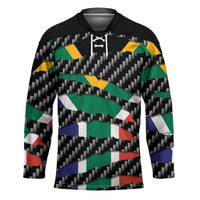South Africa Beast Hockey Jersey Ripped Flag Graphic - Wonder Print Shop