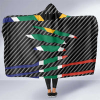 South Africa Beast Hooded Blanket Ripped Flag Graphic - Wonder Print Shop