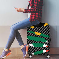 South Africa Beast Luggage Cover Ripped Flag Graphic - Wonder Print Shop