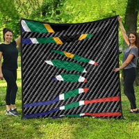 South Africa Beast Quilt Ripped Flag Graphic - Wonder Print Shop