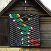 South Africa Beast Quilt Ripped Flag Graphic - Wonder Print Shop