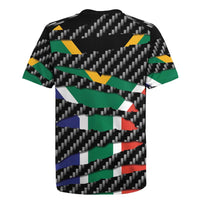 South Africa Beast Rugby Jersey Ripped Flag Graphic - Wonder Print Shop