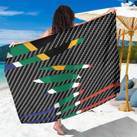 South Africa Beast Sarong Ripped Flag Graphic - Wonder Print Shop