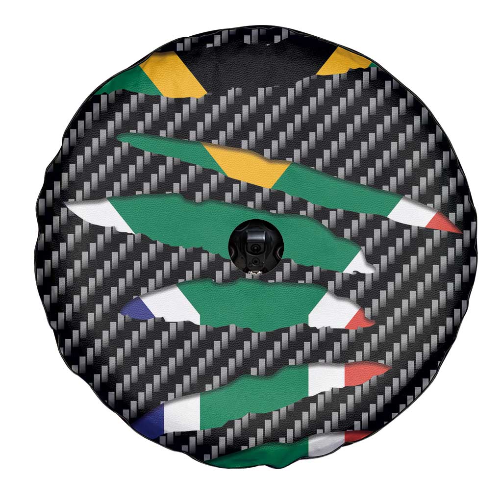 South Africa Beast Spare Tire Cover Ripped Flag Graphic - Wonder Print Shop