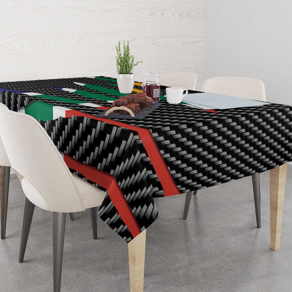 South Africa Beast Tablecloth Ripped Flag Graphic - Wonder Print Shop