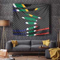 South Africa Beast Tapestry Ripped Flag Graphic - Wonder Print Shop