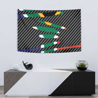 South Africa Beast Tapestry Ripped Flag Graphic - Wonder Print Shop