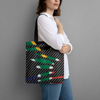 South Africa Beast Tote Bag Ripped Flag Graphic - Wonder Print Shop