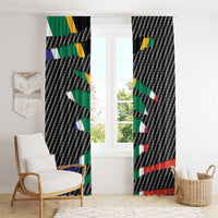 South Africa Beast Window Curtain Ripped Flag Graphic - Wonder Print Shop