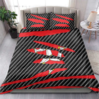 Isle of Man Beast Bedding Set Ripped Flag Graphic - Wonder Print Shop