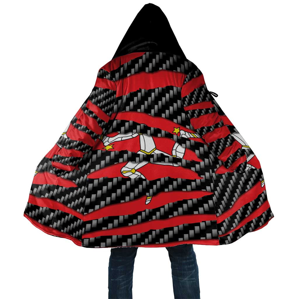 Isle of Man Beast Cloak Ripped Flag Graphic - Wonder Print Shop