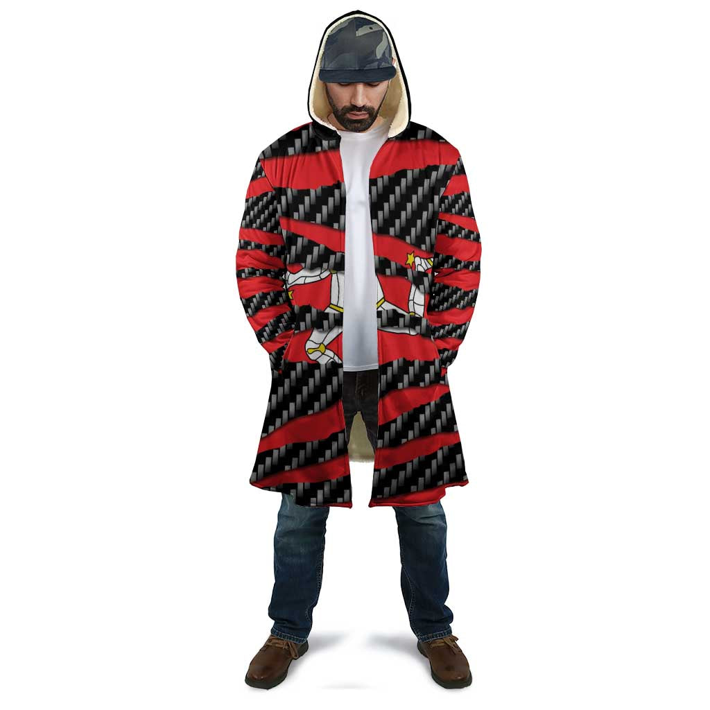 Isle of Man Beast Cloak Ripped Flag Graphic - Wonder Print Shop