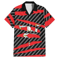 Isle of Man Beast Family Matching Mermaid Dress and Hawaiian Shirt Ripped Flag Graphic - Wonder Print Shop