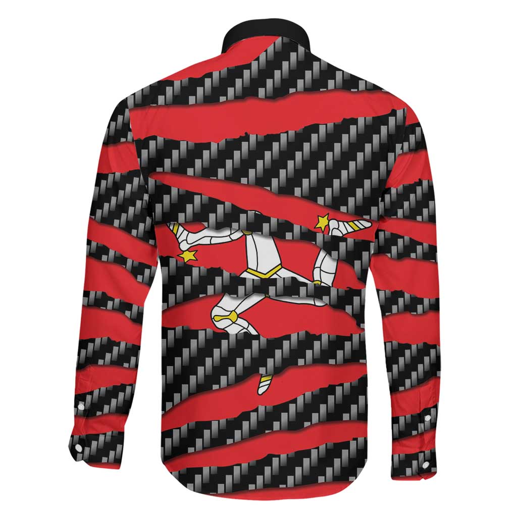 Isle of Man Beast Family Matching Mermaid Dress and Hawaiian Shirt Ripped Flag Graphic - Wonder Print Shop