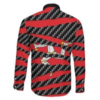 Isle of Man Beast Family Matching Mermaid Dress and Hawaiian Shirt Ripped Flag Graphic - Wonder Print Shop