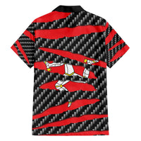 Isle of Man Beast Hawaiian Shirt Ripped Flag Graphic - Wonder Print Shop