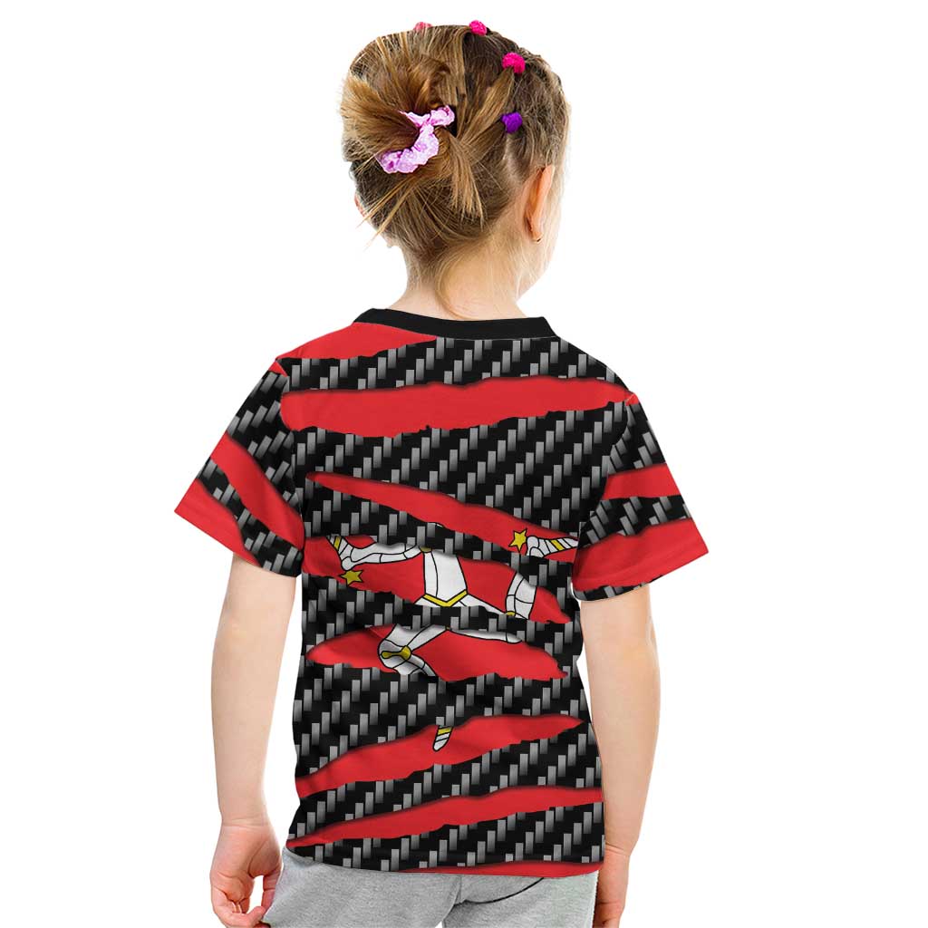 Isle of Man Beast Kid T Shirt Ripped Flag Graphic - Wonder Print Shop