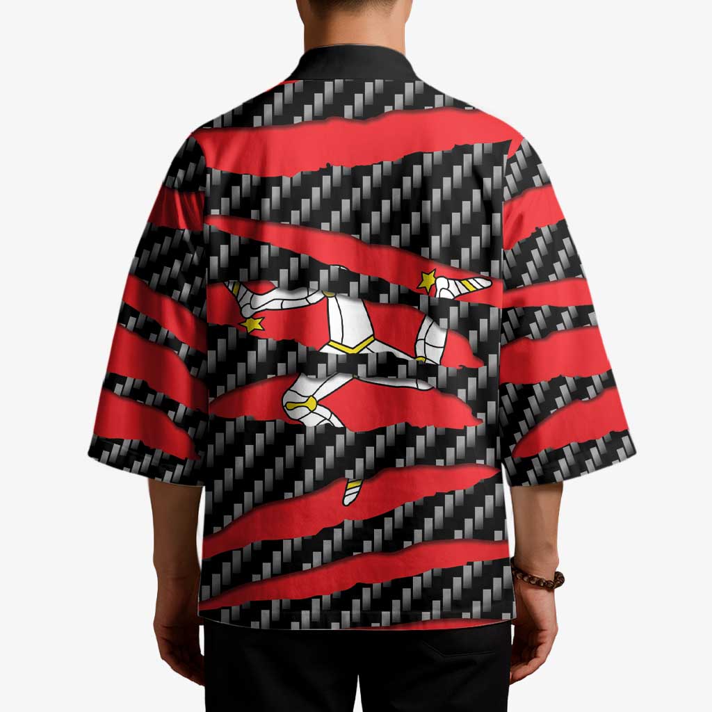Isle of Man Beast Kimono Ripped Flag Graphic - Wonder Print Shop