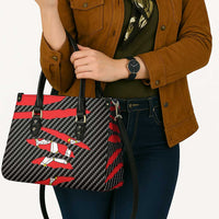 Isle of Man Beast Leather Bag Ripped Flag Graphic - Wonder Print Shop