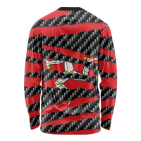 Isle of Man Beast Long Sleeve Shirt Ripped Flag Graphic - Wonder Print Shop