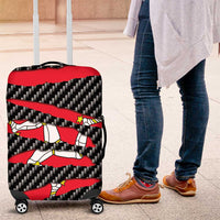 Isle of Man Beast Luggage Cover Ripped Flag Graphic - Wonder Print Shop
