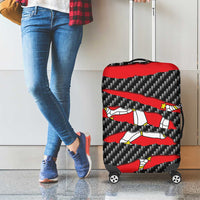 Isle of Man Beast Luggage Cover Ripped Flag Graphic - Wonder Print Shop