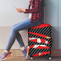 Isle of Man Beast Luggage Cover Ripped Flag Graphic - Wonder Print Shop