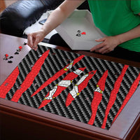 Isle of Man Beast Puzzle Ripped Flag Graphic - Wonder Print Shop
