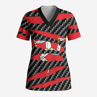 Isle of Man Beast Scrub Top Ripped Flag Graphic - Wonder Print Shop