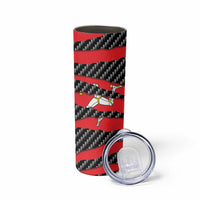 Isle of Man Beast Skinny Tumbler Ripped Flag Graphic - Wonder Print Shop