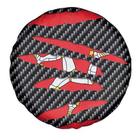 Isle of Man Beast Spare Tire Cover Ripped Flag Graphic - Wonder Print Shop