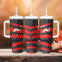 Isle of Man Beast Tumbler With Handle Ripped Flag Graphic - Wonder Print Shop