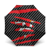 Isle of Man Beast Umbrella Ripped Flag Graphic - Wonder Print Shop