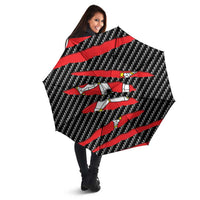 Isle of Man Beast Umbrella Ripped Flag Graphic - Wonder Print Shop