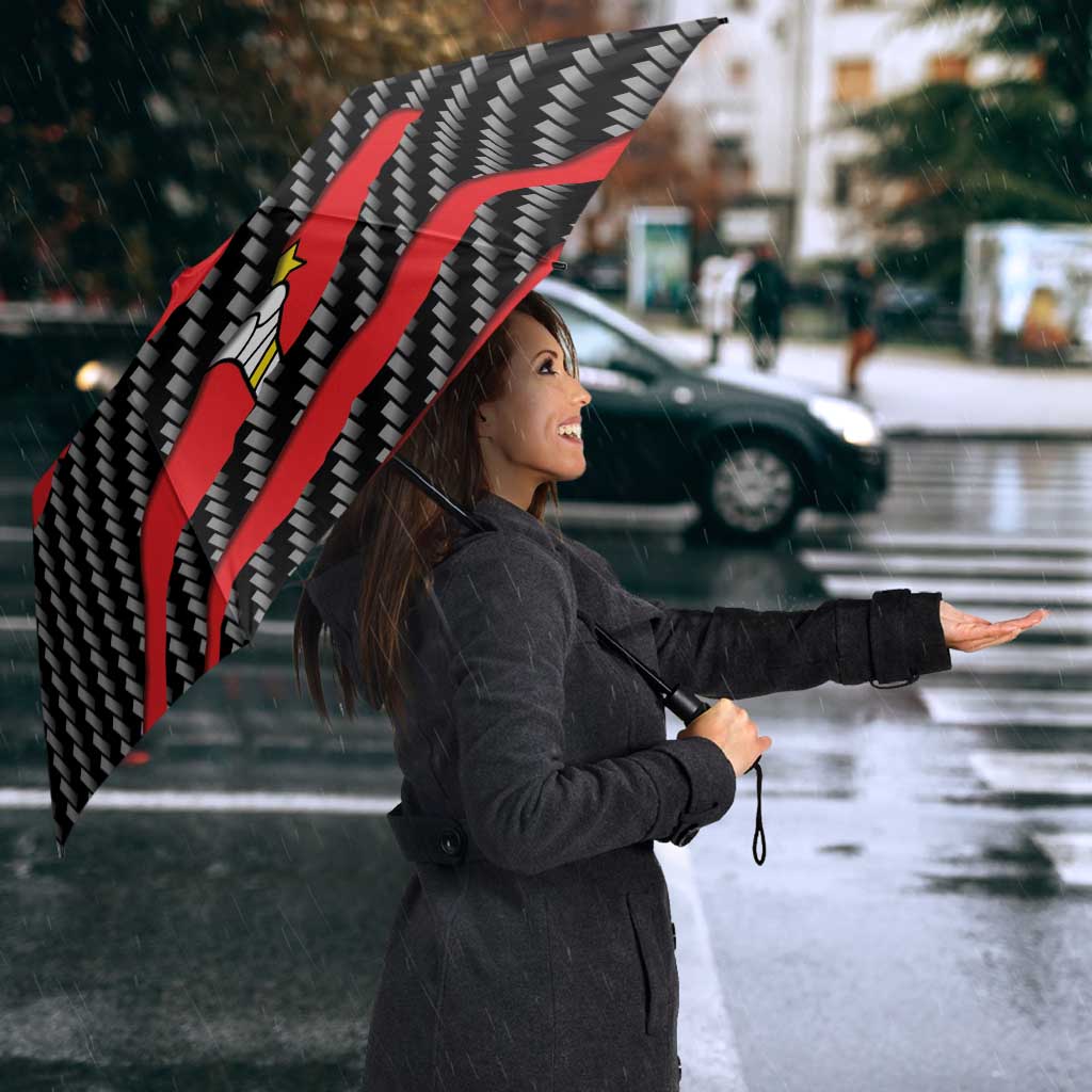 Isle of Man Beast Umbrella Ripped Flag Graphic - Wonder Print Shop